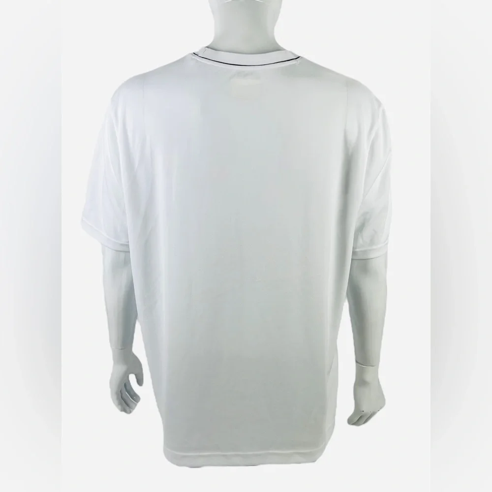 Lacoste Mens 4XL Shirt Short Sleeve Tech Tennis Novak Djokovic Graphic 9 EUC